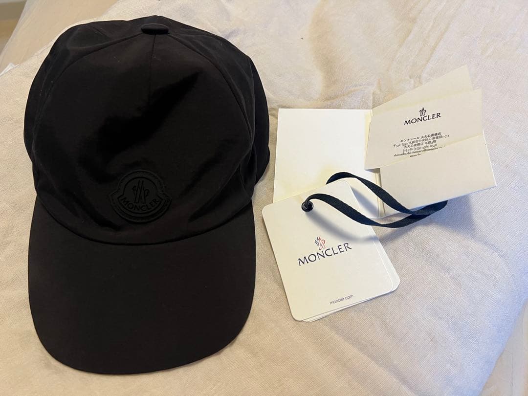 【正規品・美品】MONCLER モンクレール ベースボールキャップ Mサイズ