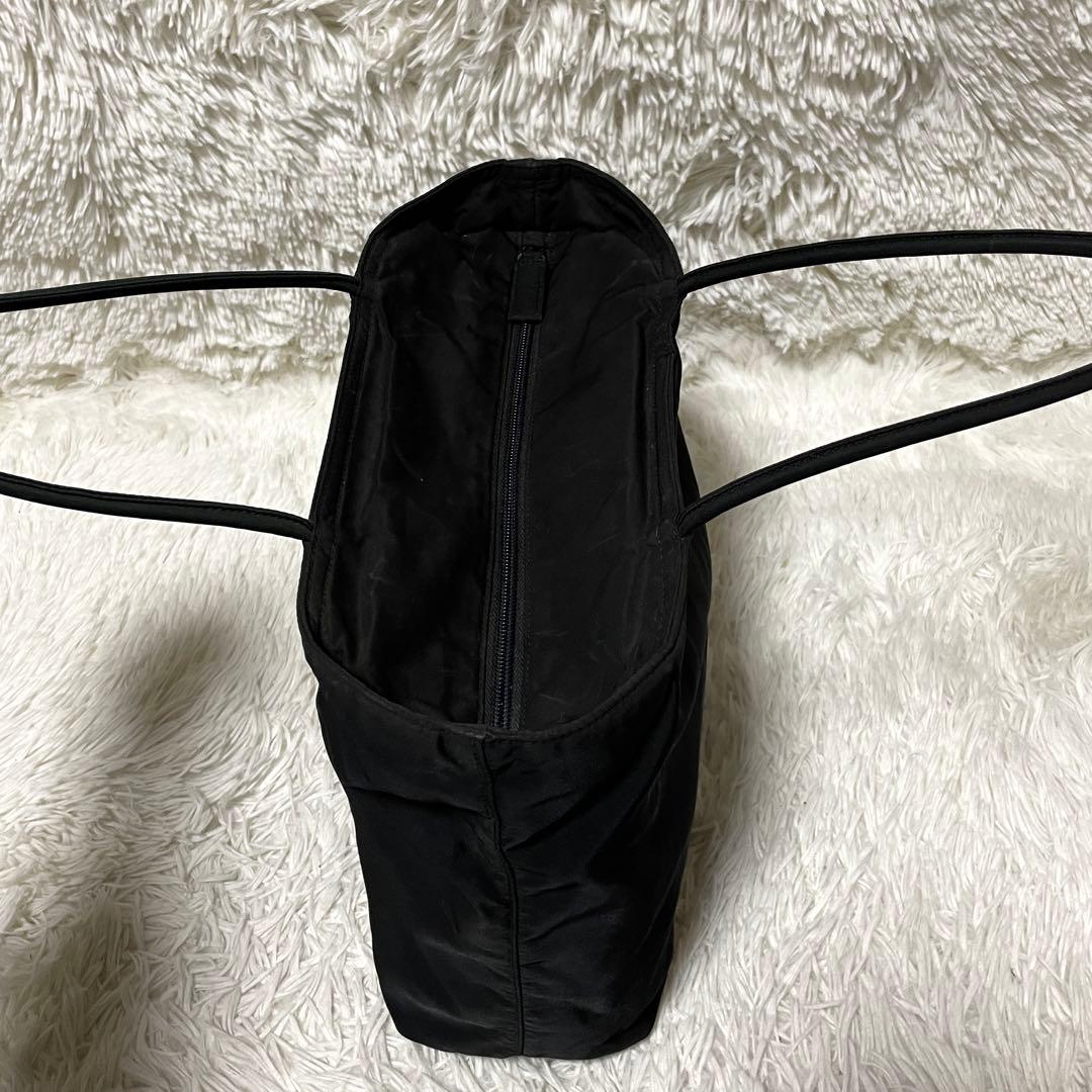 【良品】PRADA プラダ　トートバッグ　ハンド　ナイロン　ブラック　黒　肩掛け