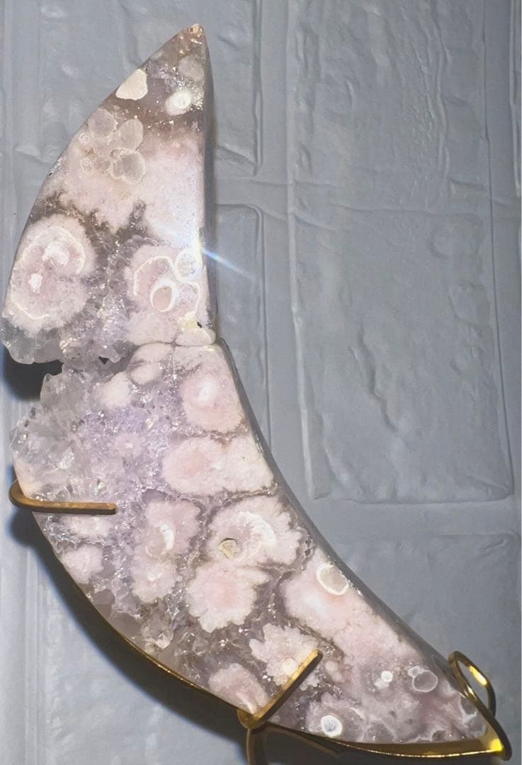 K⭐️月⭐️チェリーブロッサム⭐️ピンクアメジスト⭐️桜瑪瑙⭐️花瑪瑙⭐️フラワーアゲート⭐️