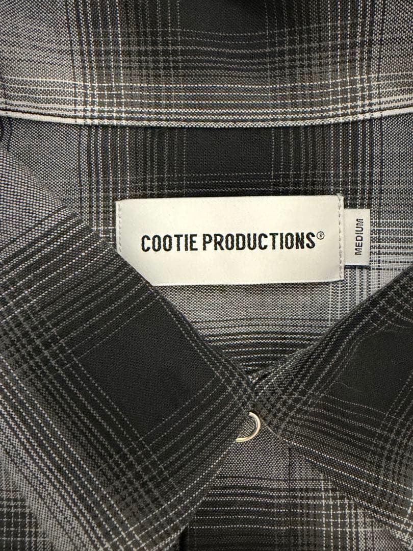 トップス COOTIE T/W Work L/S Shirt Ombre Check