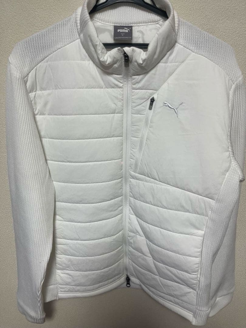 PUMA GOLF コンビネーションブルゾン 中綿ジャケット ストレッチ素材