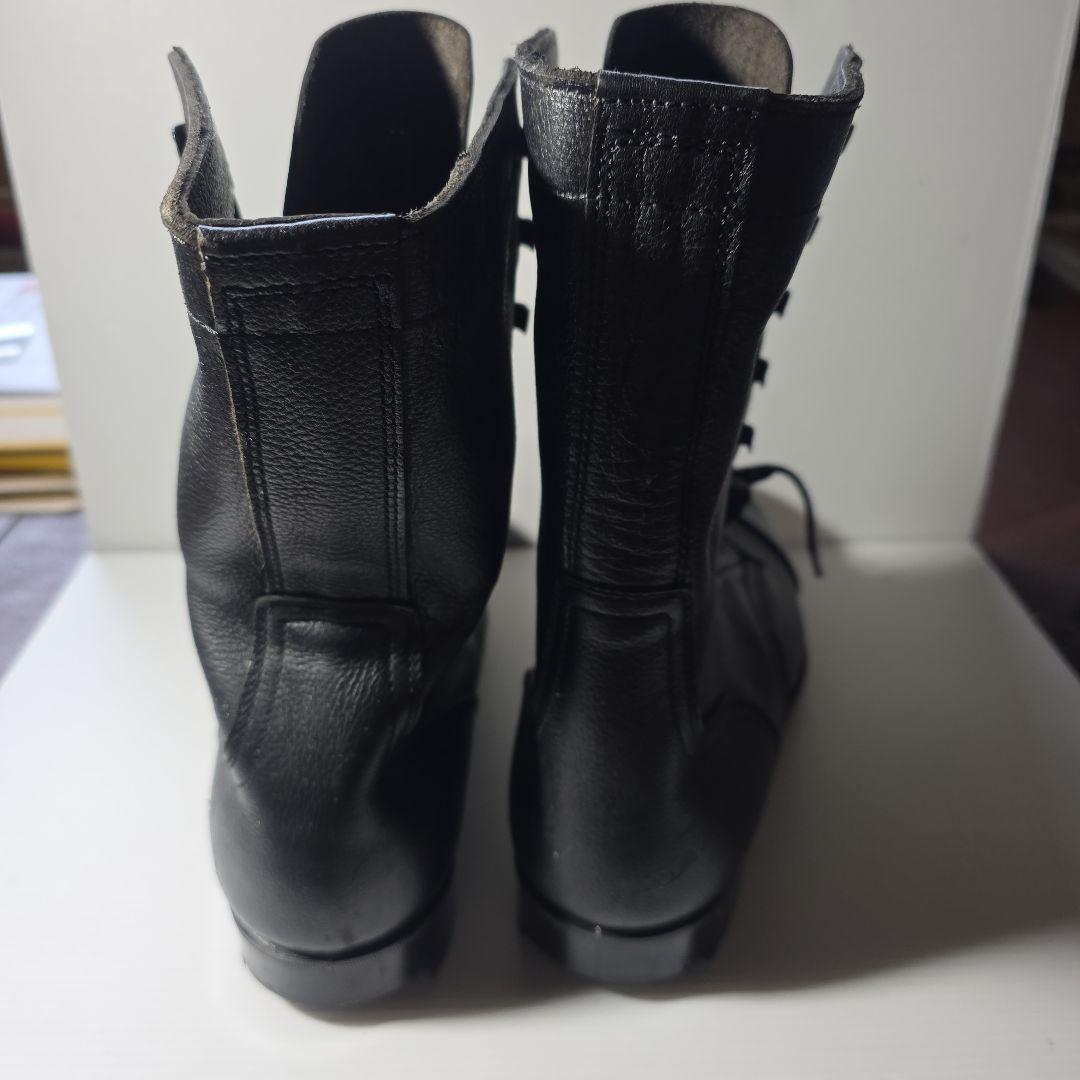 ミリタリーブーツ 黒 レザー ハイカット27cm