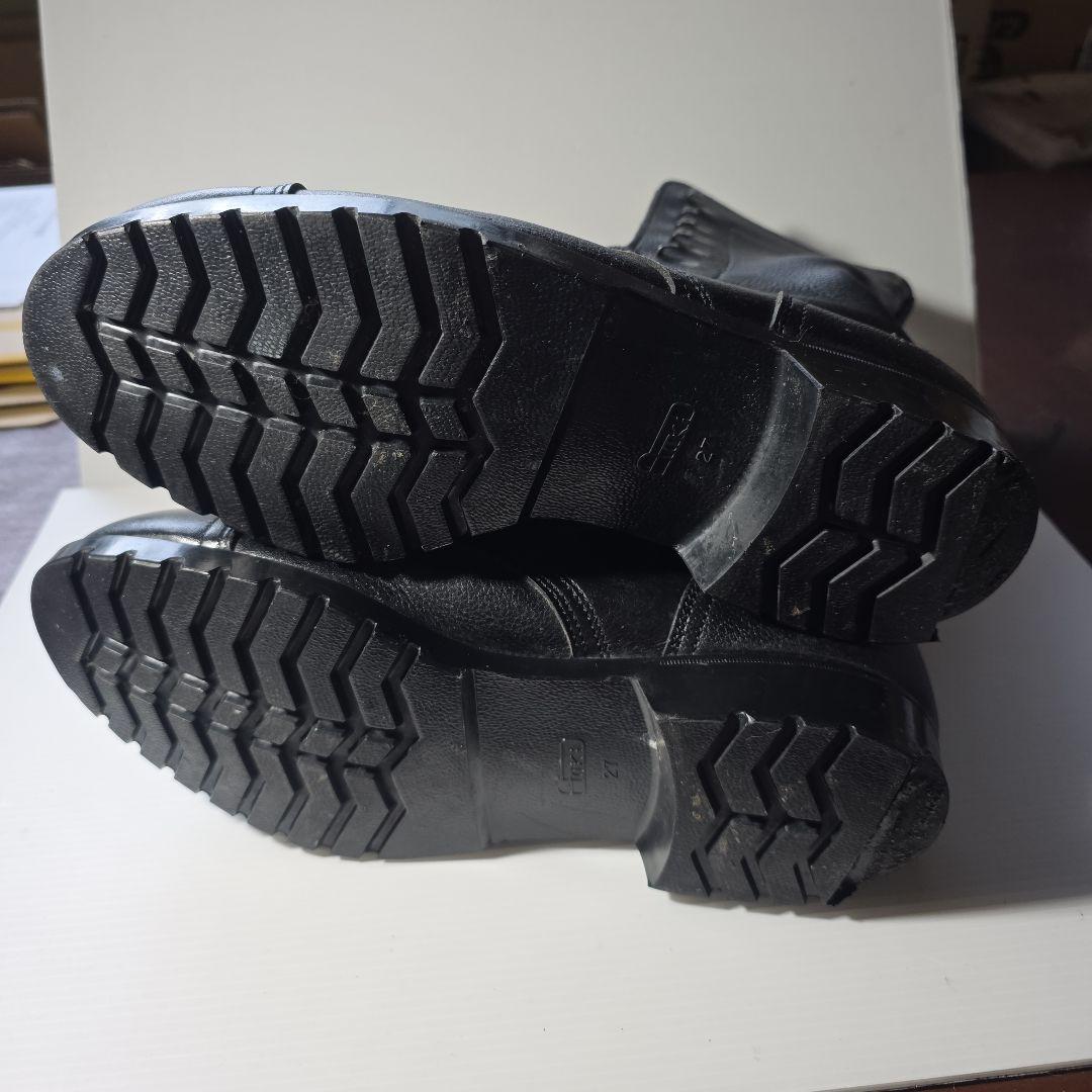 ミリタリーブーツ 黒 レザー ハイカット27cm