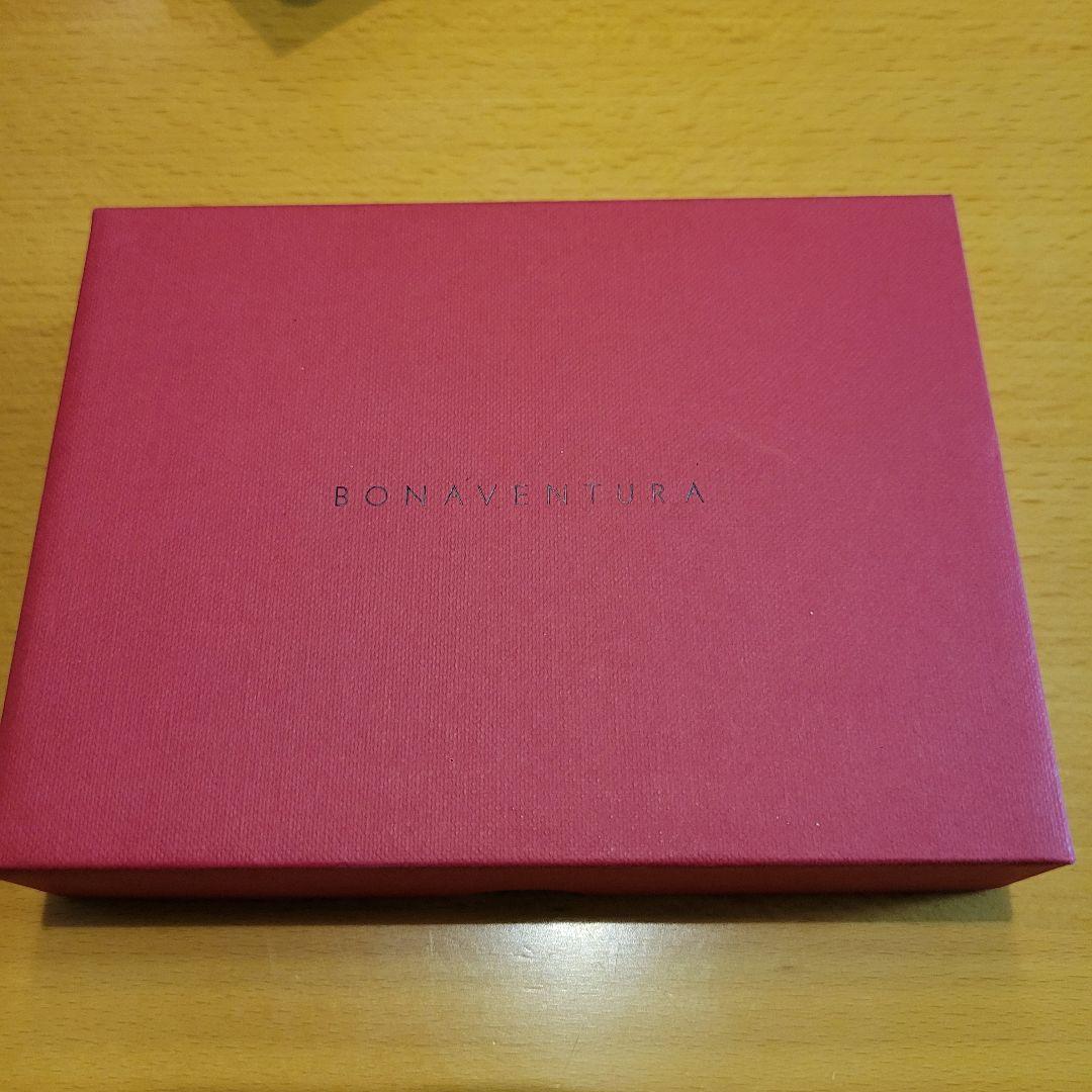 【美品】BONAVENTURA ブラック マネークリップ 二つ折り財布