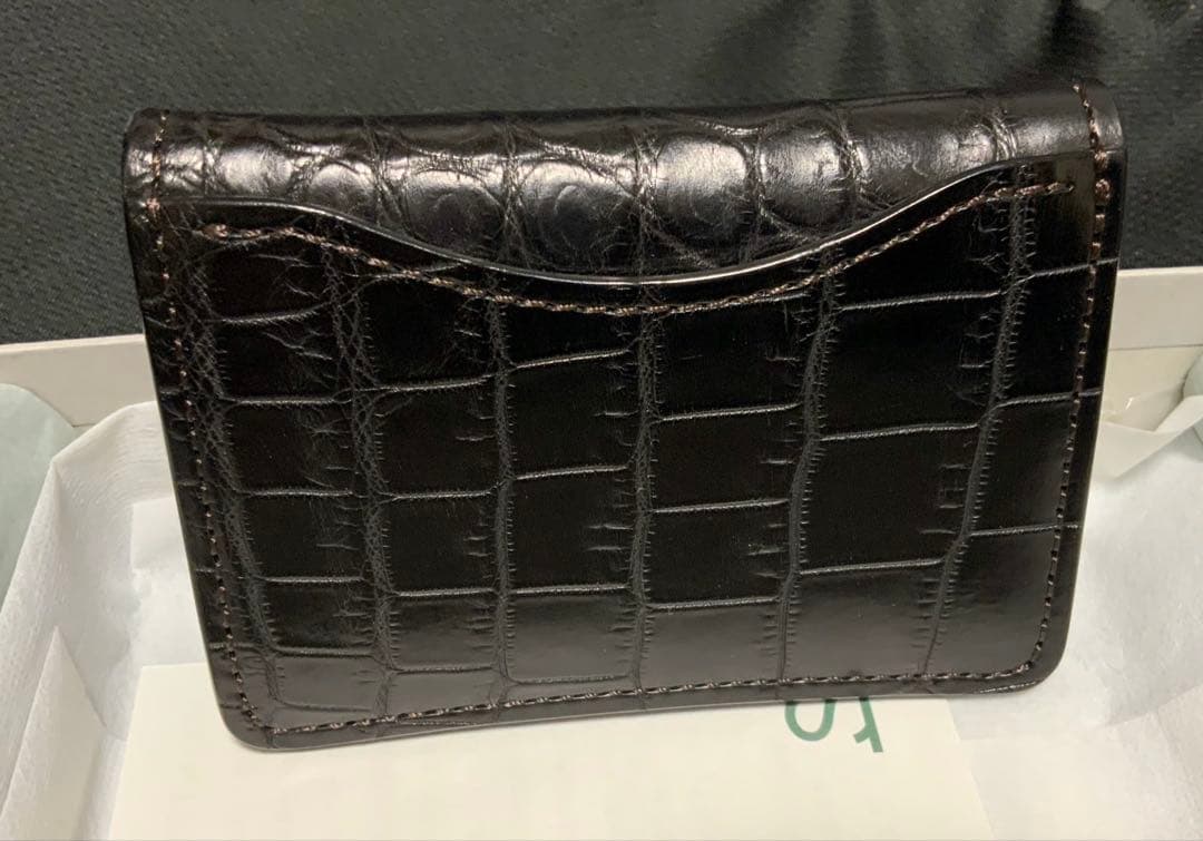 ワイルドスワンズ　タング　クロコダイル／サドル　ブラック