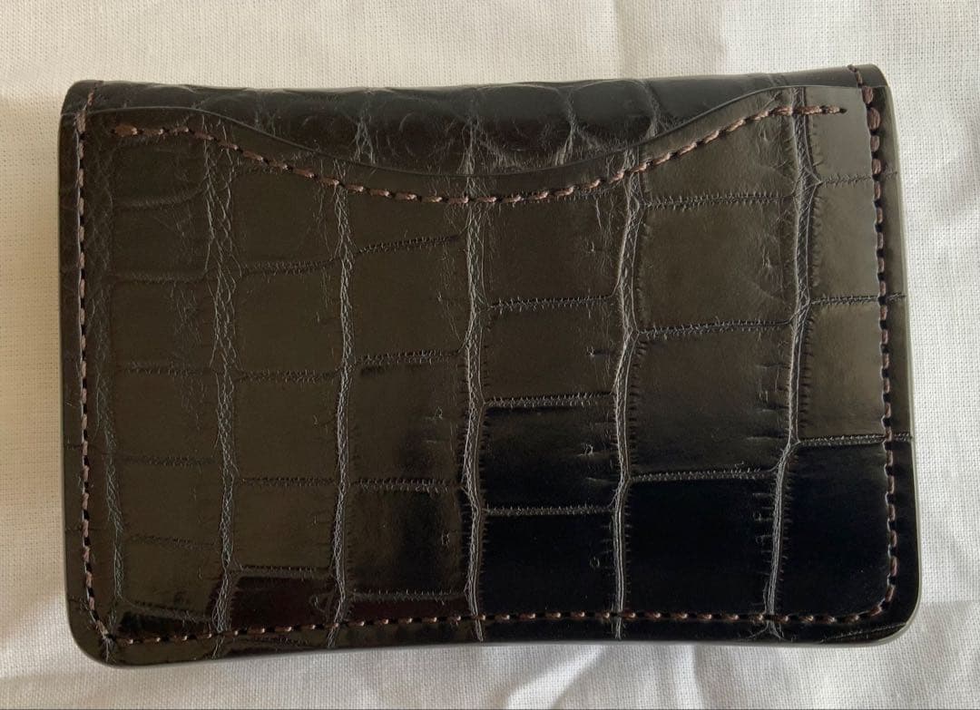 ワイルドスワンズ　タング　クロコダイル／サドル　ブラック