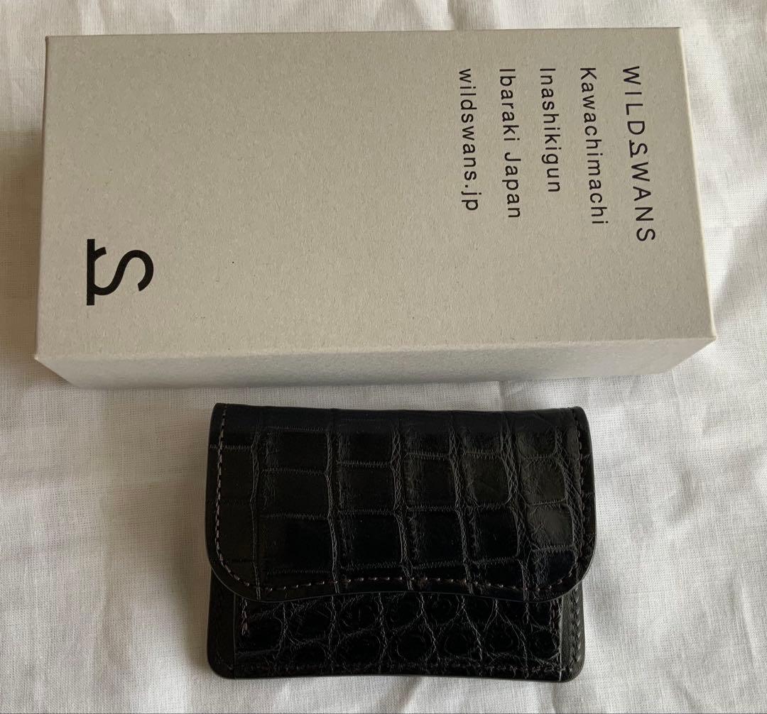 ワイルドスワンズ　タング　クロコダイル／サドル　ブラック