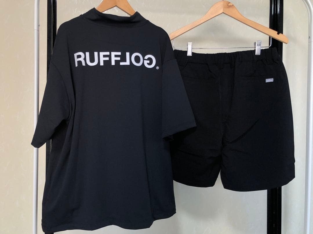 RUFFLOG モックネック　シャツと　ハーフパンツ　セットアップ　サイズL