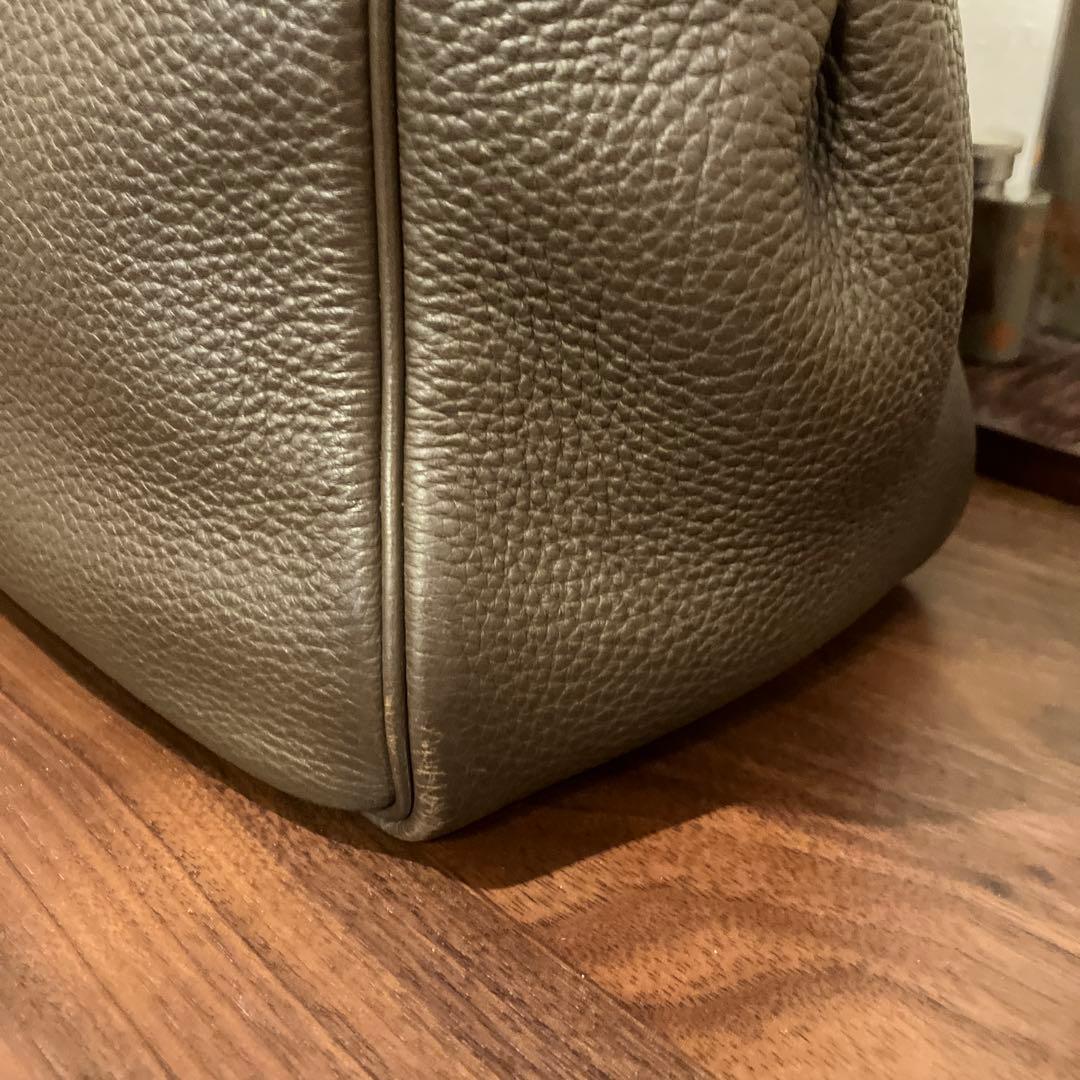 再値下げ★エルメス　こげ茶　★ヴィクトリアカバス32 ユニセックス トートバッグ