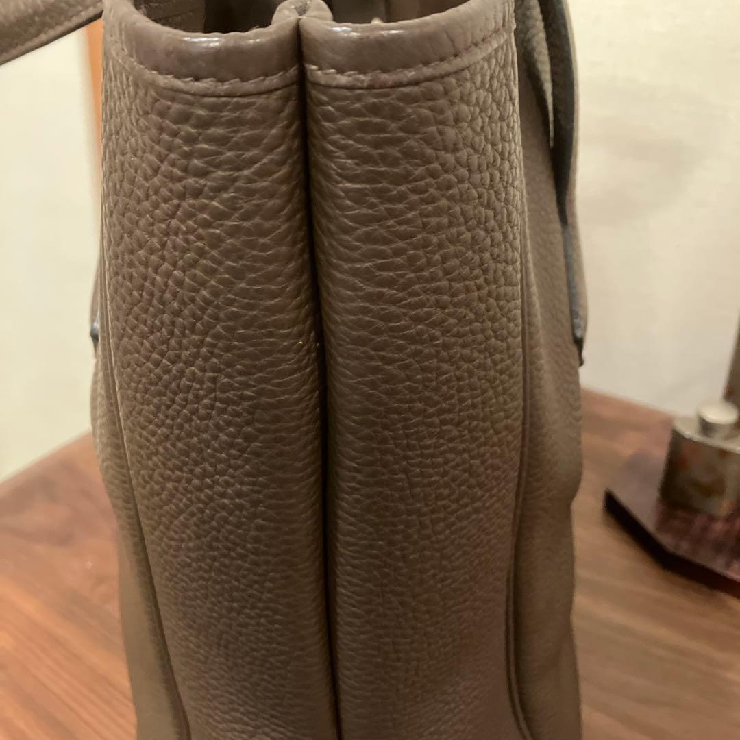 再値下げ★エルメス　こげ茶　★ヴィクトリアカバス32 ユニセックス トートバッグ