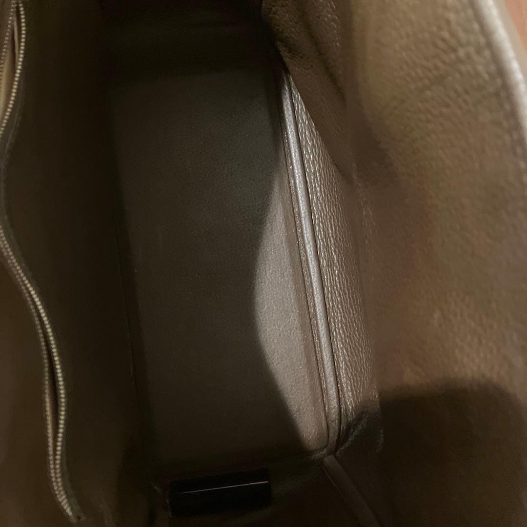 再値下げ★エルメス　こげ茶　★ヴィクトリアカバス32 ユニセックス トートバッグ