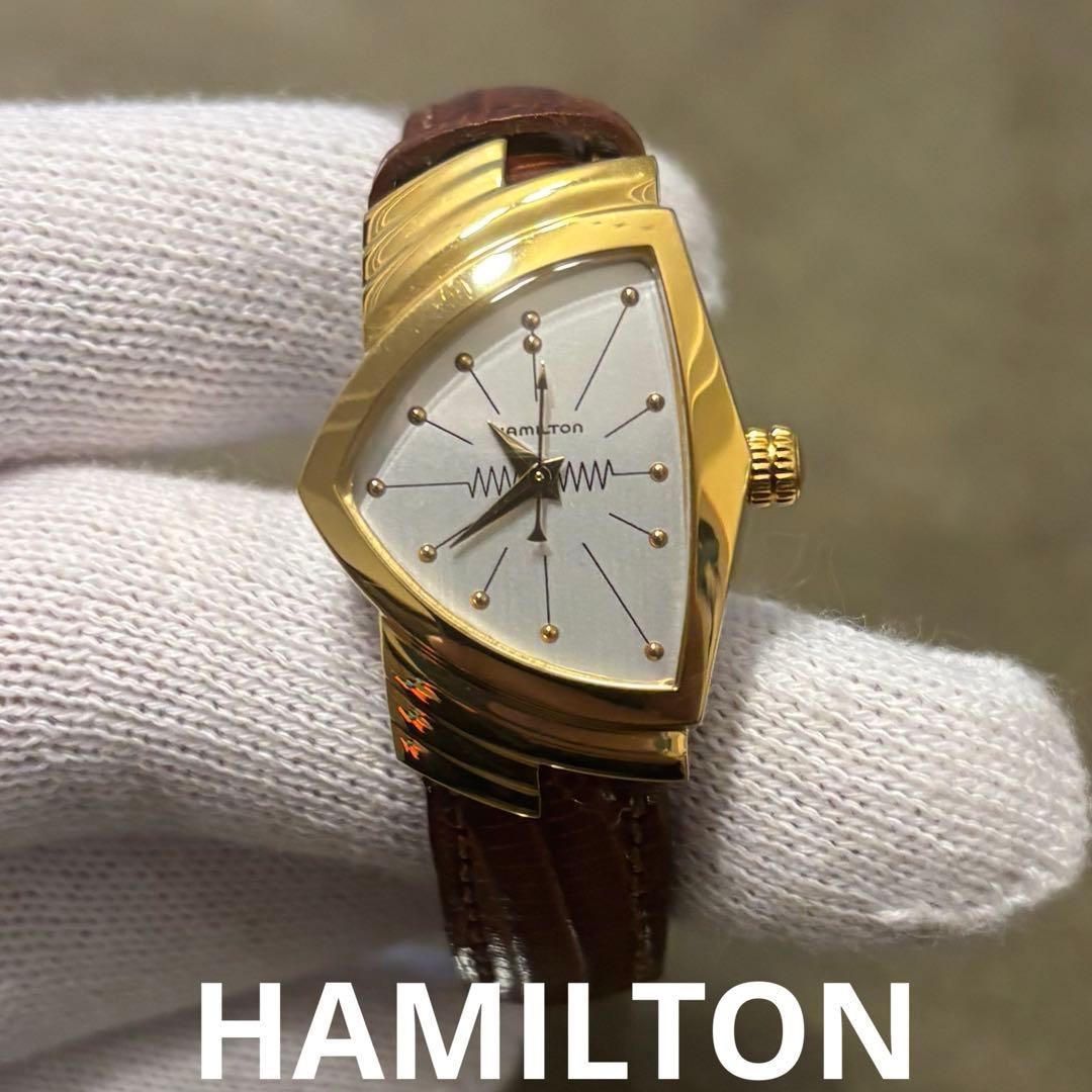 美品！HAMILTON ハミルトン　ベンチュラ　ゴールド　ジャンク品