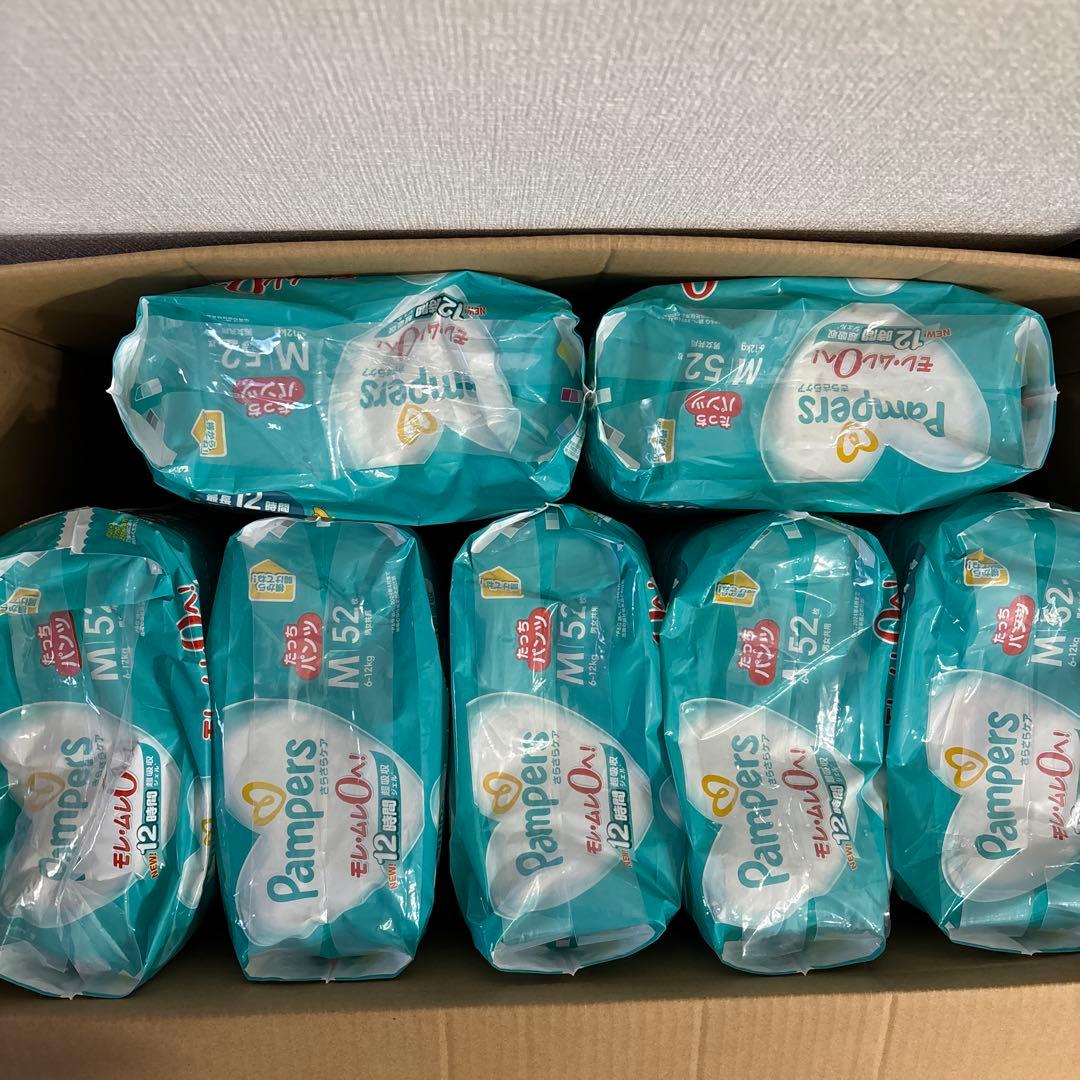 Pampers Mサイズ パンツタイプ 52枚入り7パック