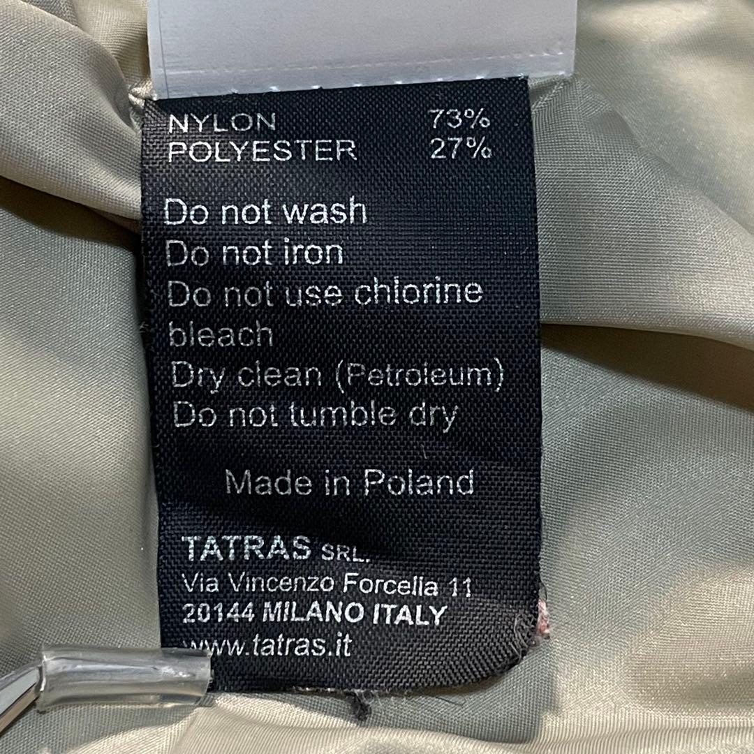 比較的美品 タトラス Plutone ラクーンファー フード付き ダウンコート