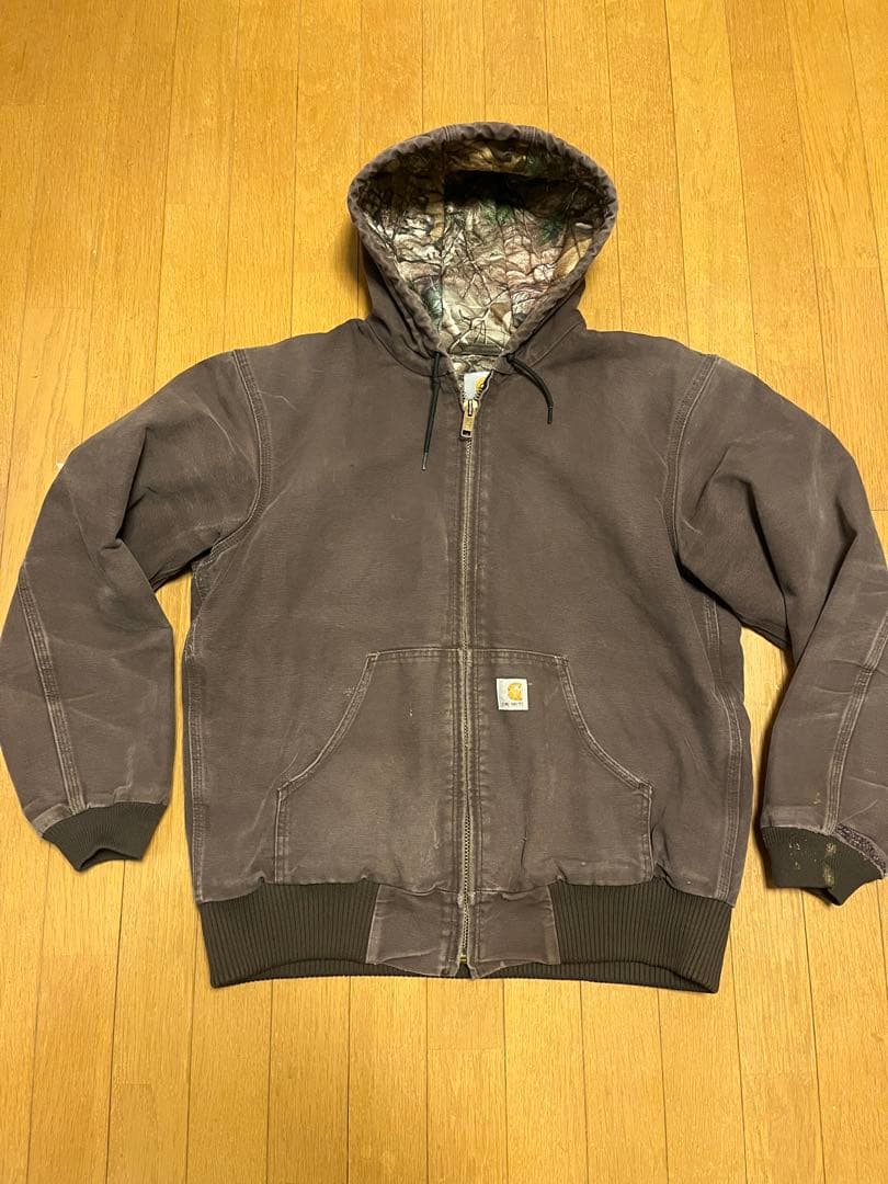 カーハート　アクティブジャケット　Mサイズ　ダークブラウン