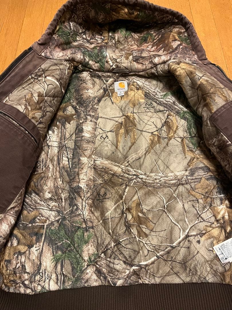 カーハート　アクティブジャケット　Mサイズ　ダークブラウン