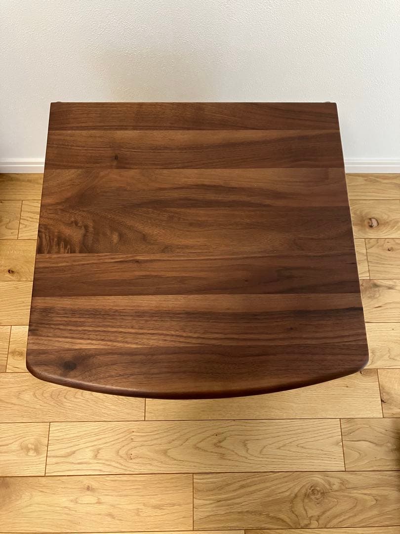 ウォールナット サイドテーブル 引き出し付き