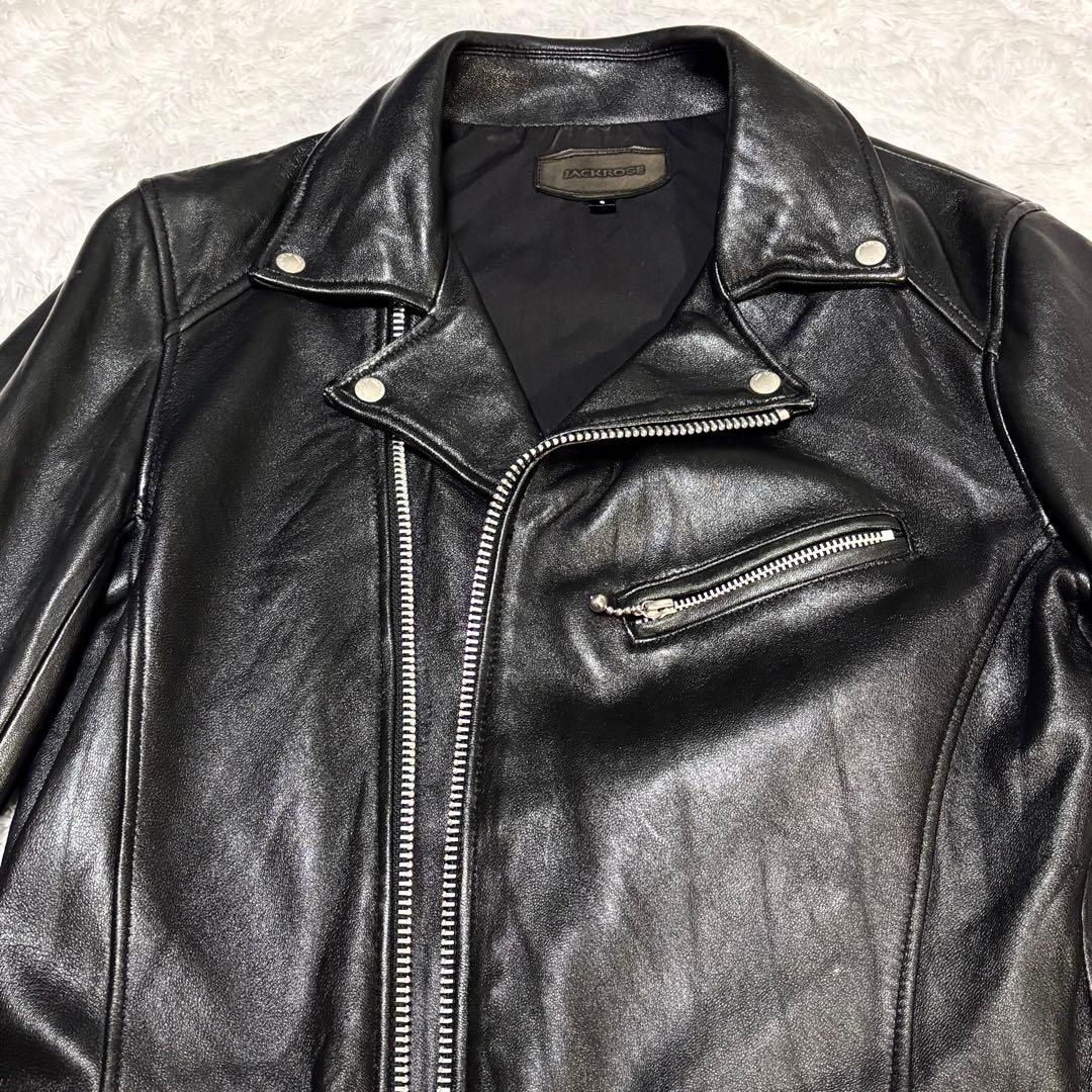 ✨美品✨ ジャックローズ 羊革 ダブルライダース サイズ3