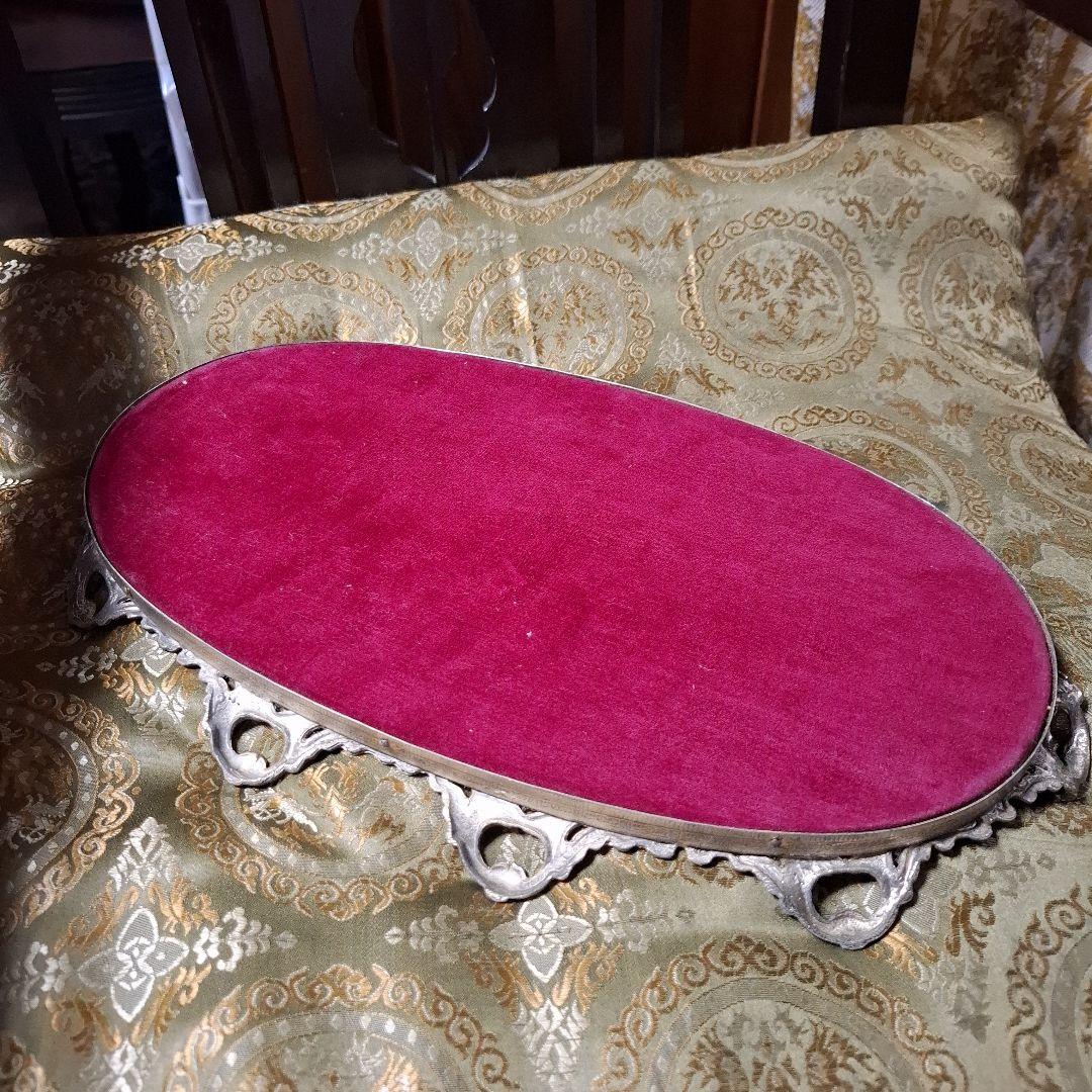 No.仏蘭西館　アンティーク　トレイ　バロック　アールヌーボー　ヴィクトリア