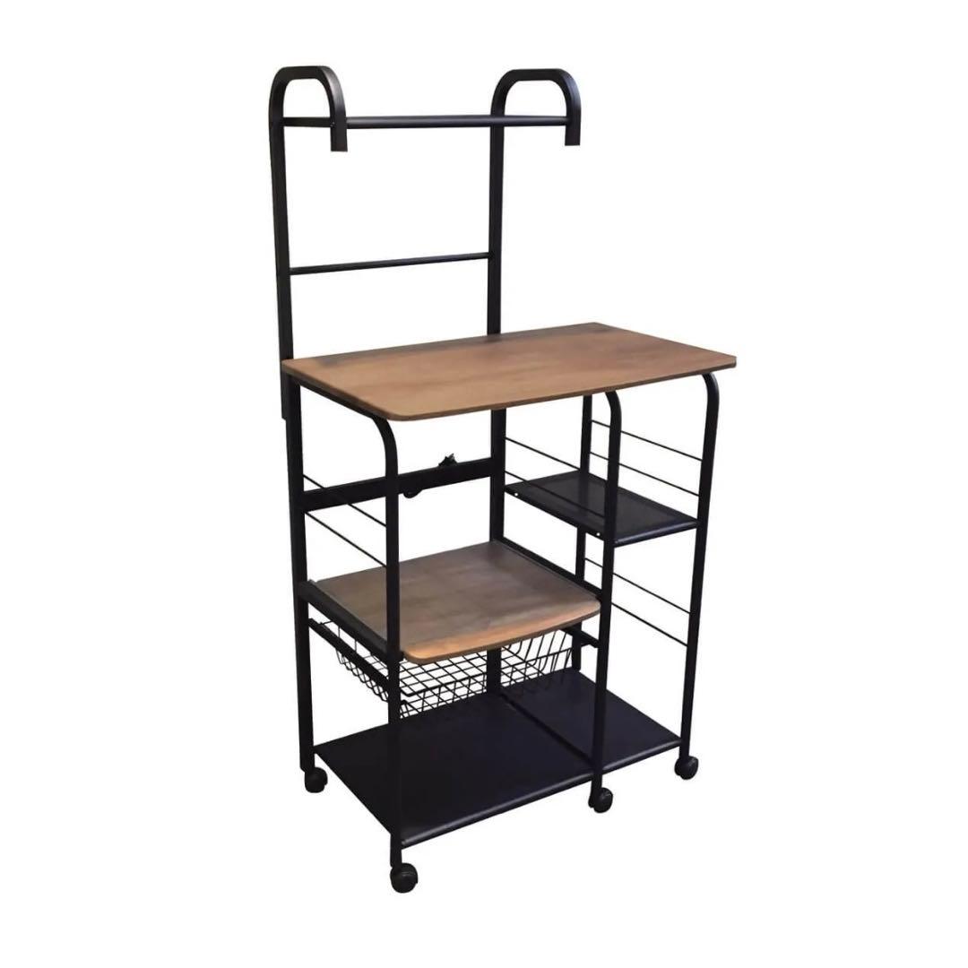 NOCE ノーチェ レンジラック キッチンボード ウォールナット/ブラック