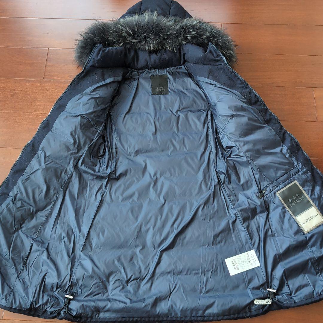 【クリーニング済☆】TATRAS★ネイビーダウンコート！