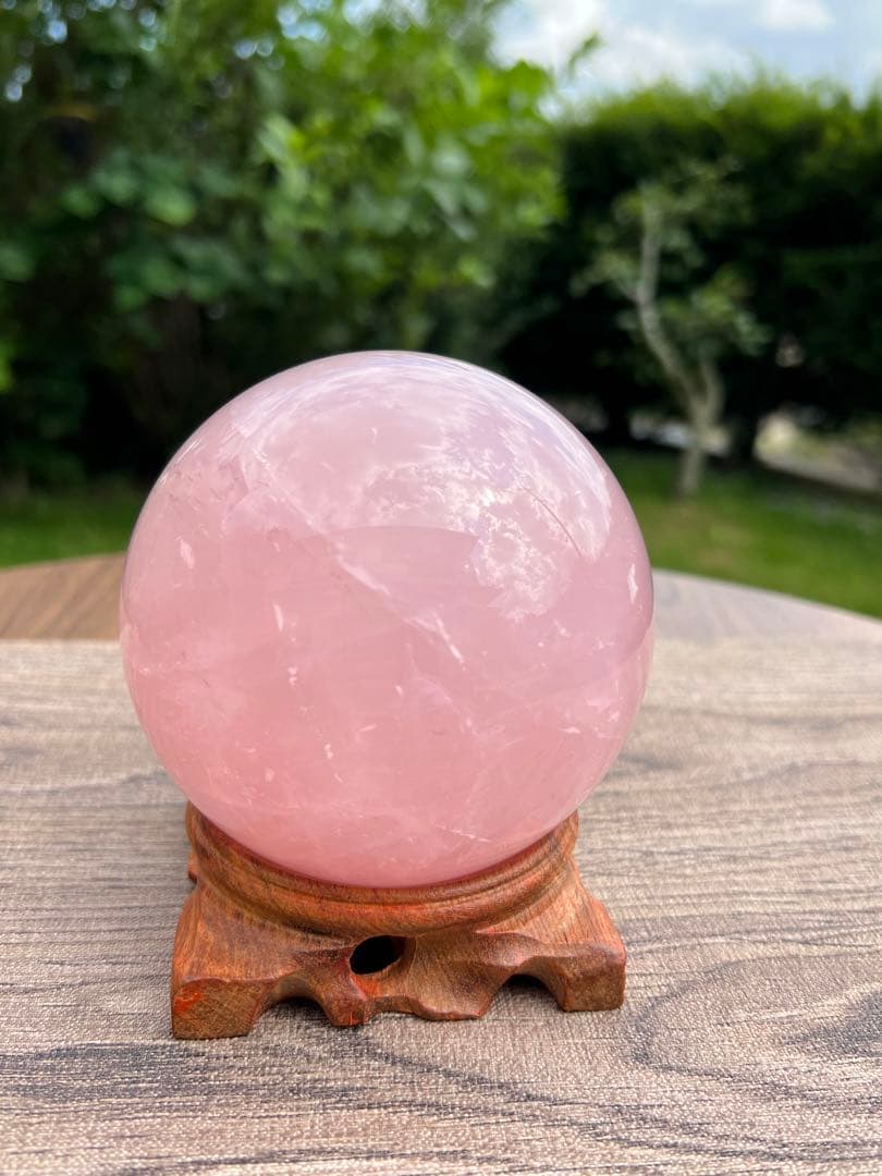 242 ローズクォーツ丸玉