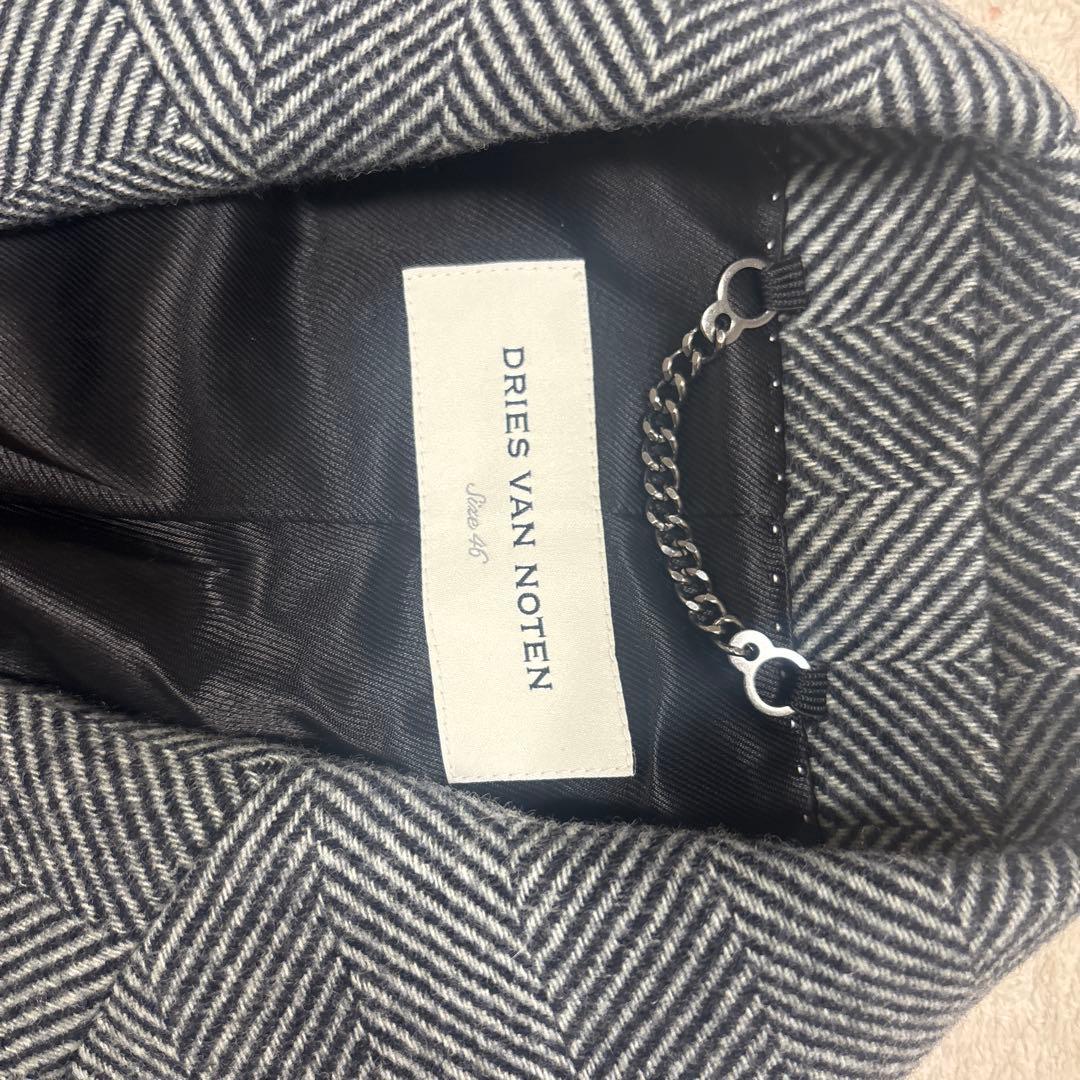 最高級⭐️美品 DRIES VAN NOTEN ヘリンボーン　チェスターコート