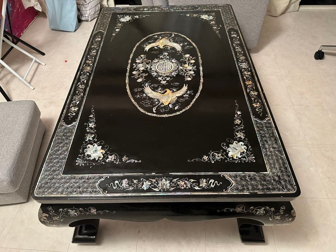 螺鈿 テーブル 中古