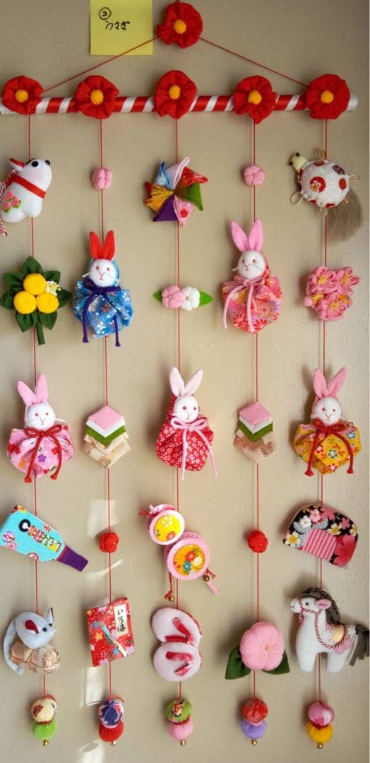 ひな祭り用つるし雛(2026-2うさぎ)