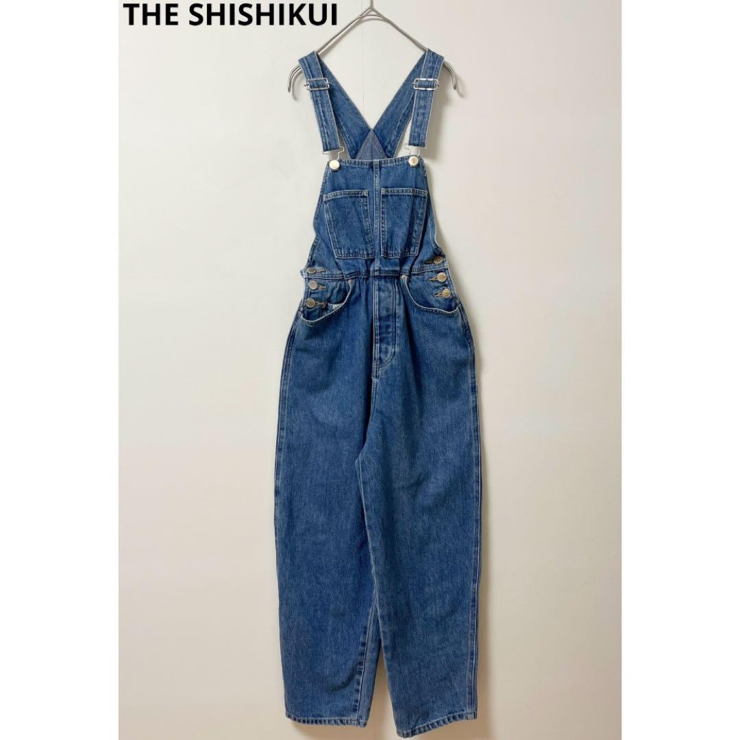 shishikui　jumpsuit　デニムオーバーオール　シシクイ　サロペット