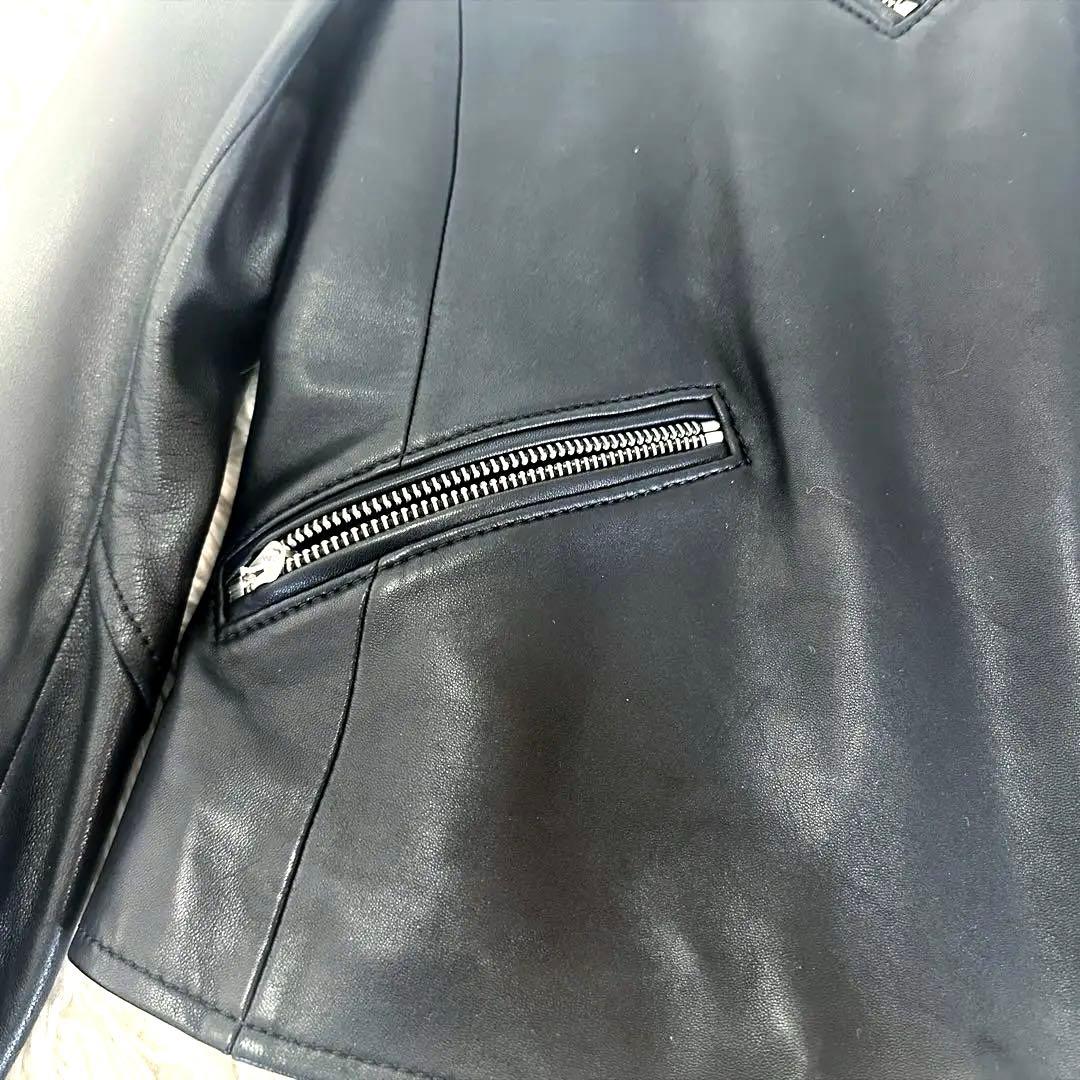 【COACH】 コーチ ライダースジャケット ブラックXS