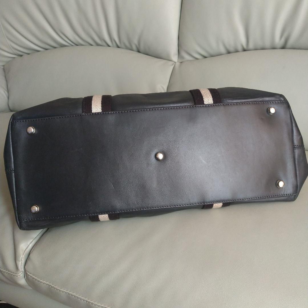 【美品】BALLY バリー オールレザー 2way トートバッグ 黒