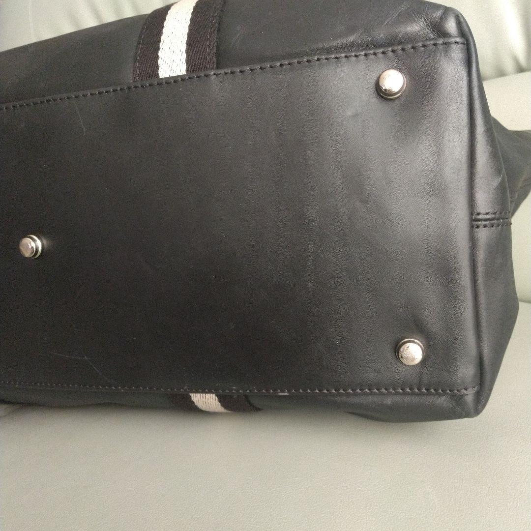 【美品】BALLY バリー オールレザー 2way トートバッグ 黒