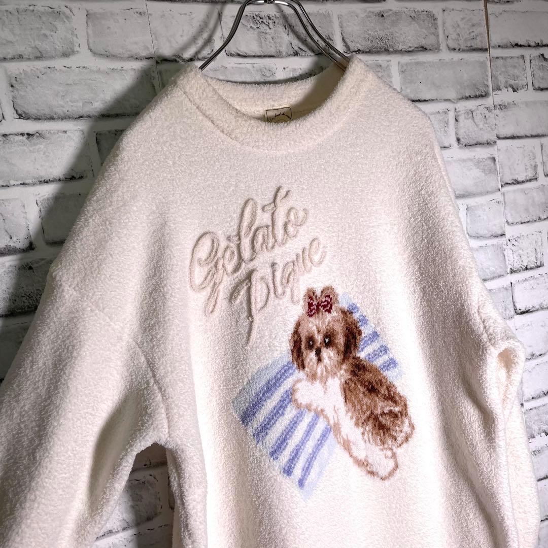 【美品】ジェラートピケ　シーズージャガードワンピース