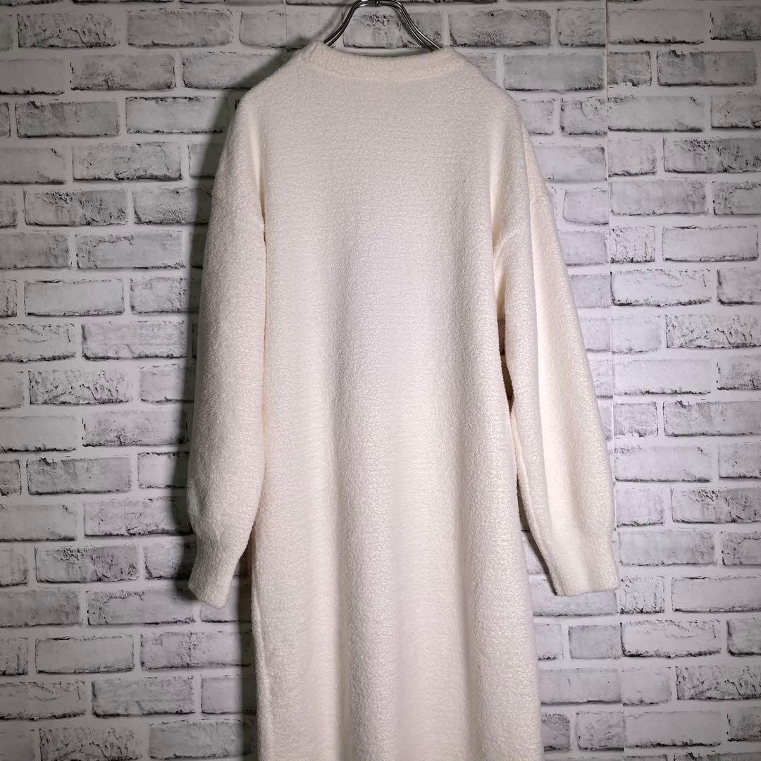 【美品】ジェラートピケ　シーズージャガードワンピース