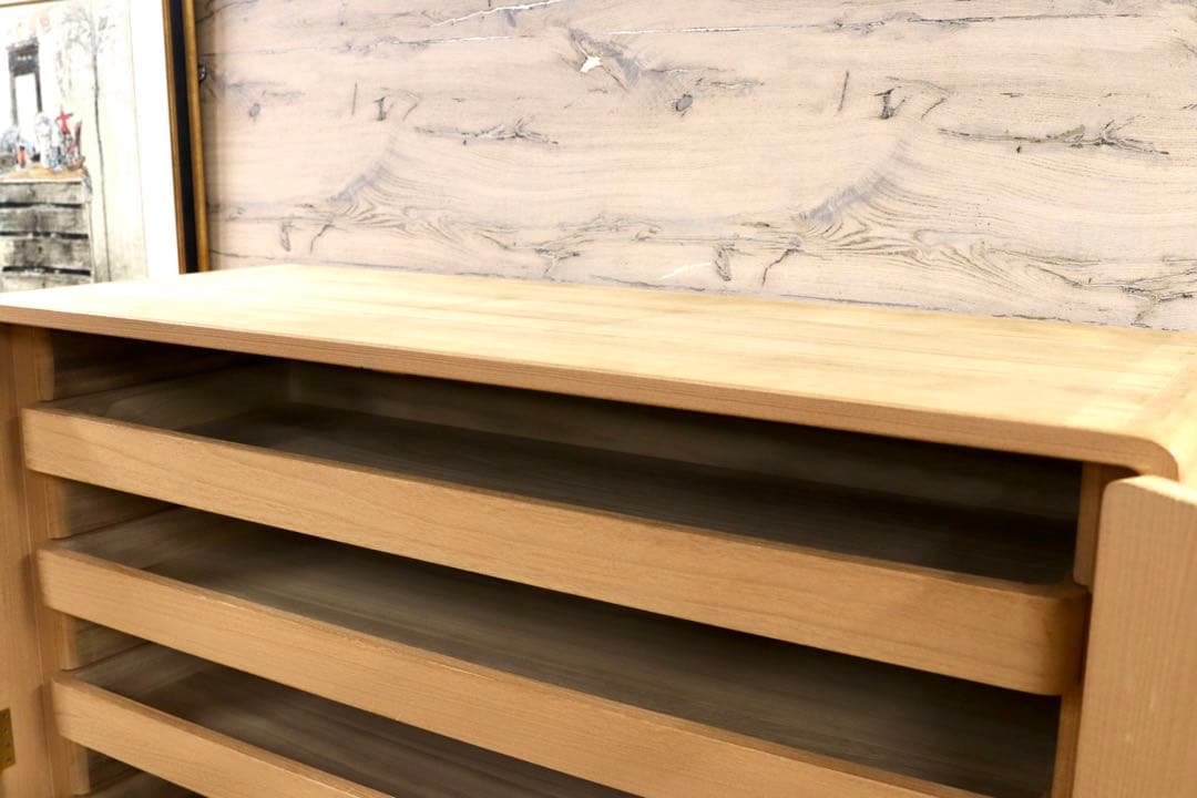 GMHK603○紀州箪笥 伝統工芸士 落合啓男 和箪笥 桐箪笥 最高級 和家具