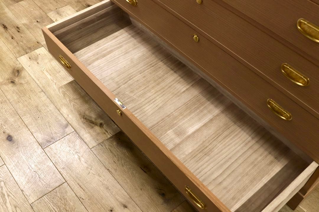 GMHK603○紀州箪笥 伝統工芸士 落合啓男 和箪笥 桐箪笥 最高級 和家具