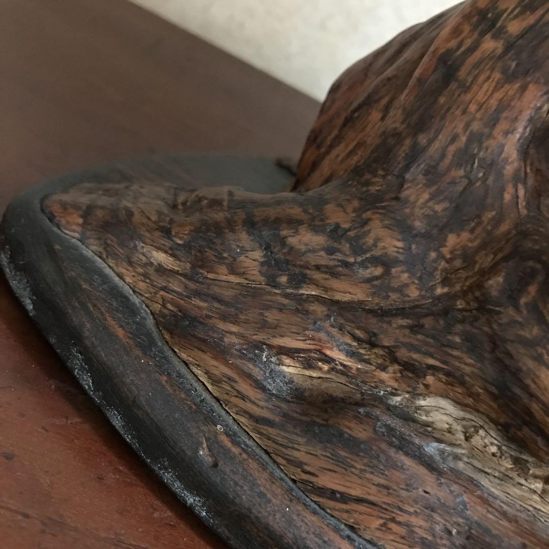 昭和レトロ、骨董品、華道、飾り木　和風天然木　花器、花瓶、置物