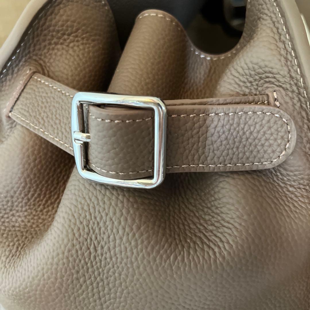 バッグ JISTORY SIDE BELT BOSTON BAG taupe brown