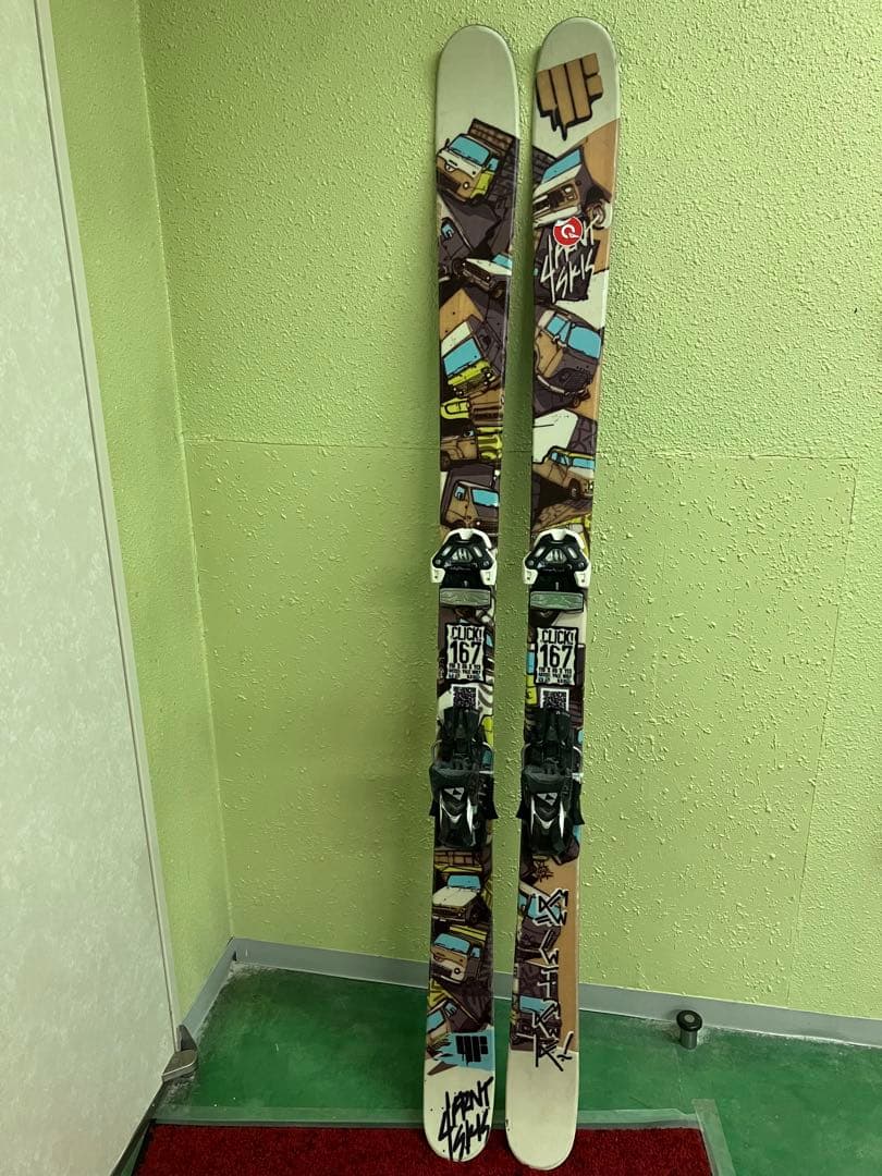 4FRNT 167cm グラフィックデザイン スキー板