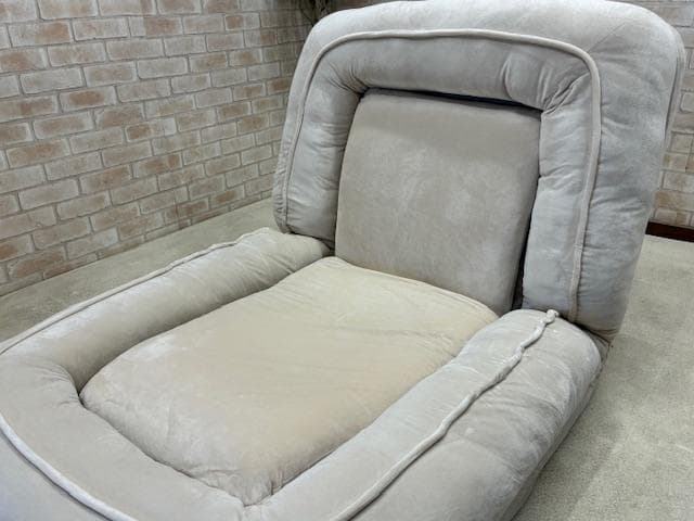 ソファ　１人掛け　ソファーベッド　座椅子　ベージュ　新品