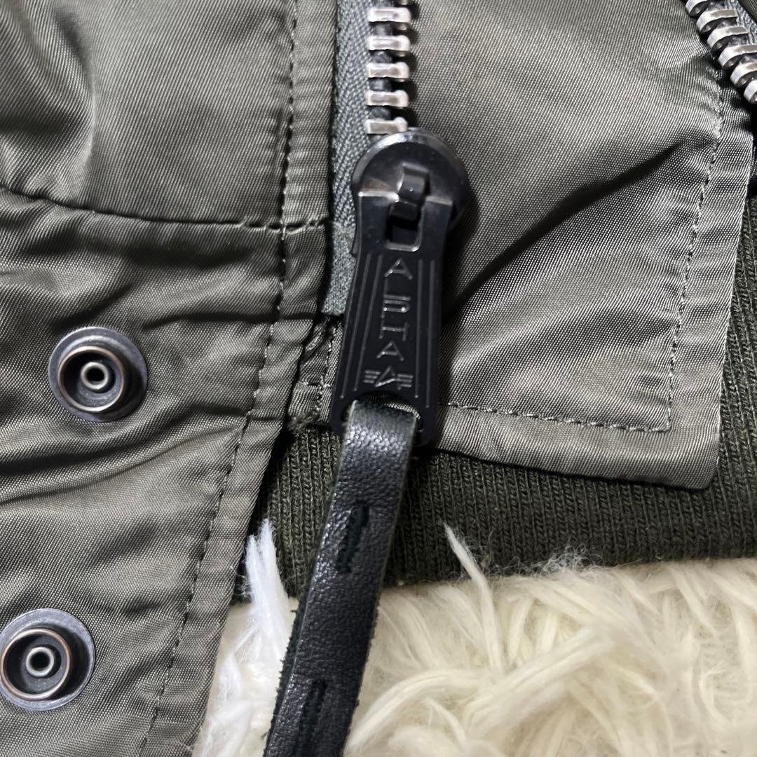 アルファインダストリーズ N-2B フライトジャケット カーキ