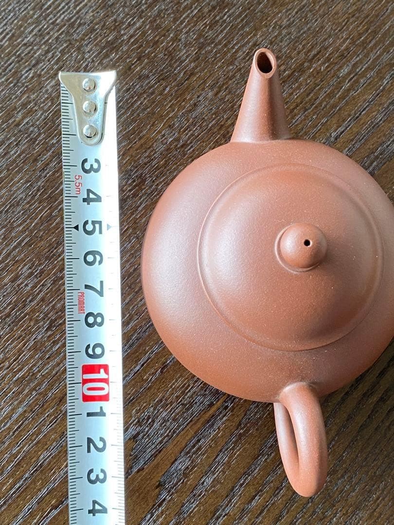 中国宜興紫砂茶壺中国古玩　希少品　周健栄作家作品　煎茶茶道具水平急須3色セット