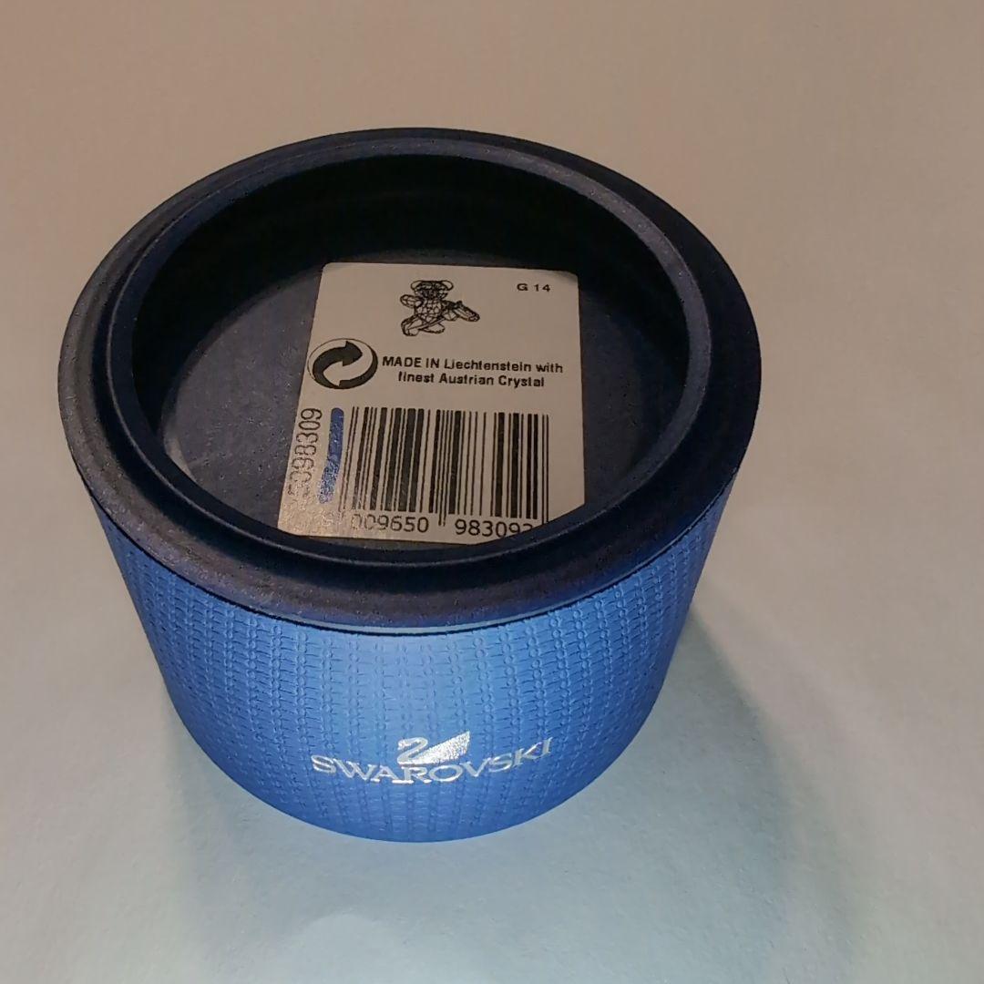 スワロフスキー 木馬で遊ぶクマの置物