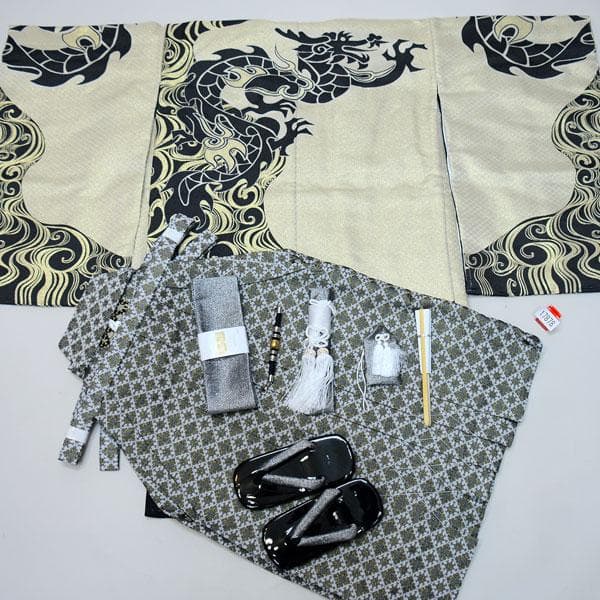 七五三 5歳 5才 新品 羽織 袴 着物セット 日本製 おりびとNO17878