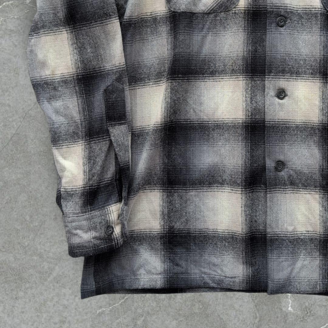 ♦*%様 ペンドルトン ボードシャツ ループカラー Lサイズ ブラック・ホワイト