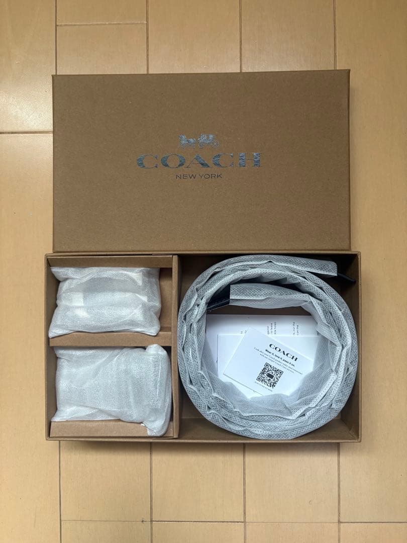 コーチ COACH リバーシブル ブラック シグネチャーベルト