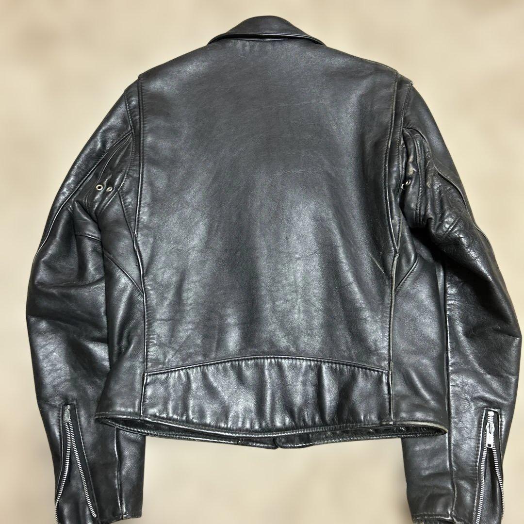 7*0様 schottレザーライダース618カスタムモヒカン小川牛タグワンスター