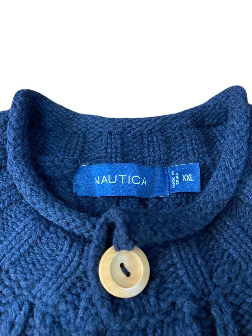 【即完売モデル】NAUTICA FishermanCardigan サイズXXL