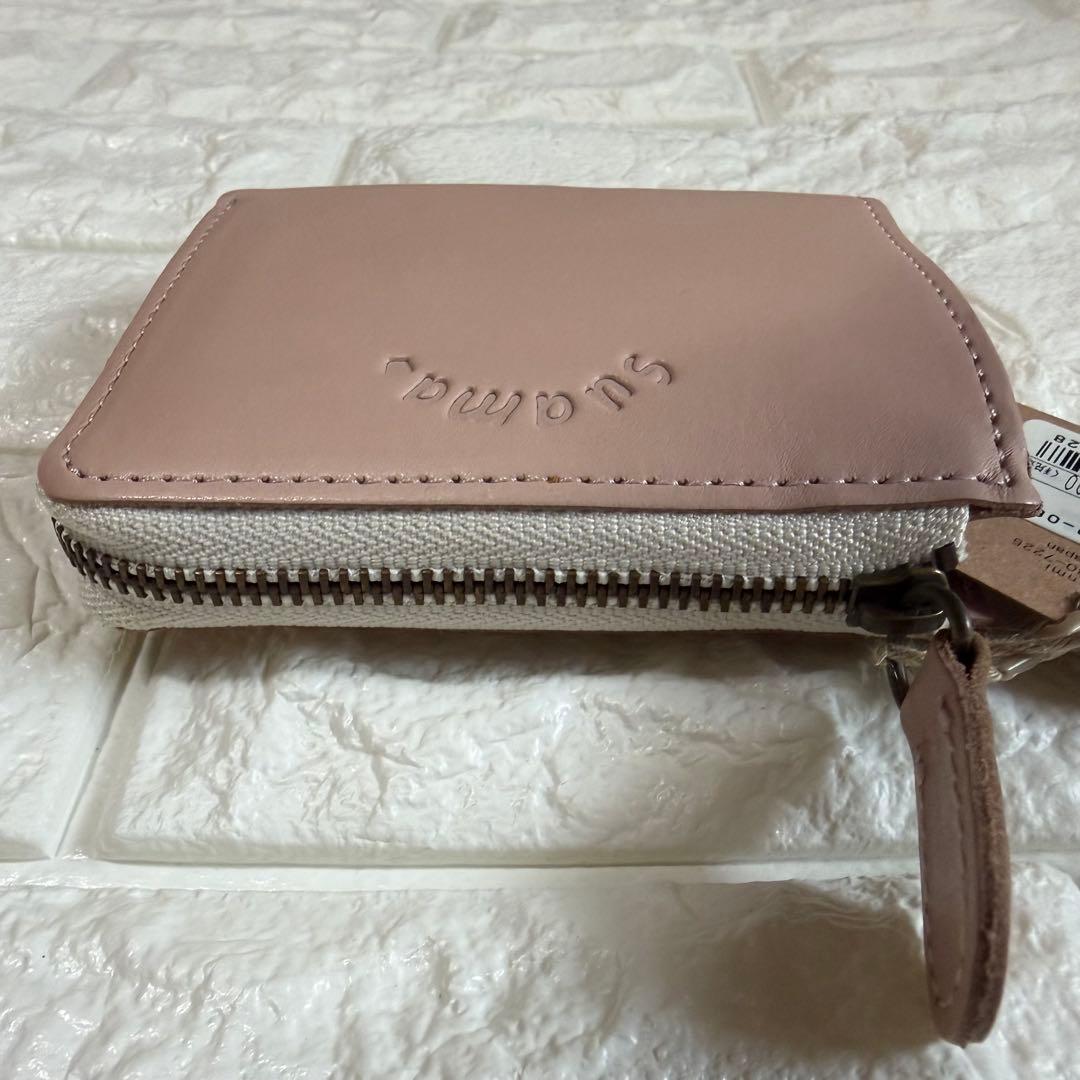 【新品未使用】kanmiカンミ⭐︎suama ショートウォレット　ピンク